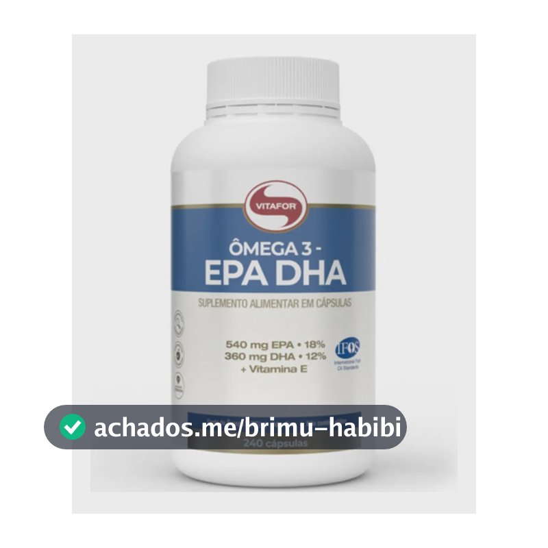 Omega 3 epa dha Vitafor + vitamina E 240cps
