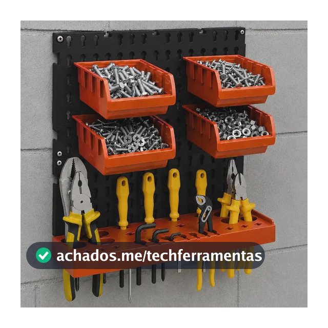 Painel Organizador 30x35 Gaveteiro Suporte Porta Alicate
