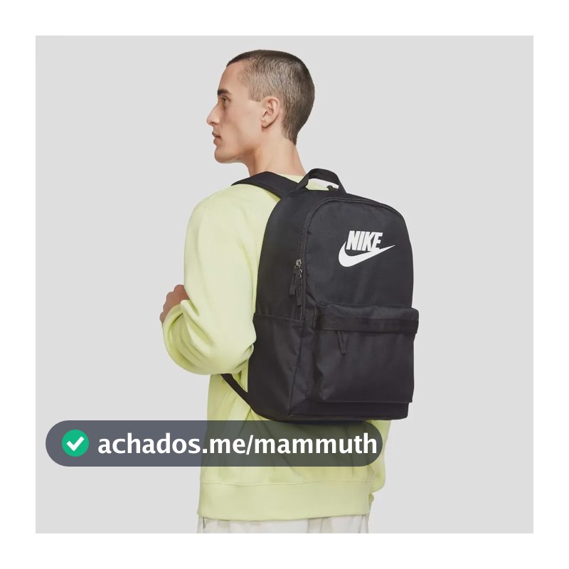 Mochila Nike Heritage Unissex Preto