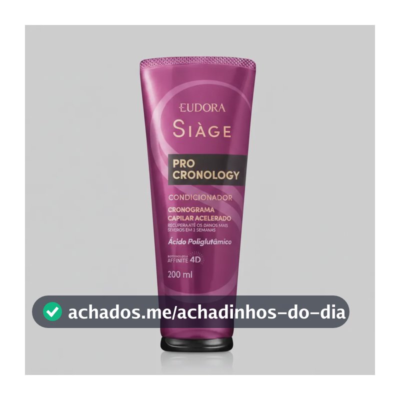 Condicionador Siàge Pro Cronology 200ml Acido Poli Glutâmico
