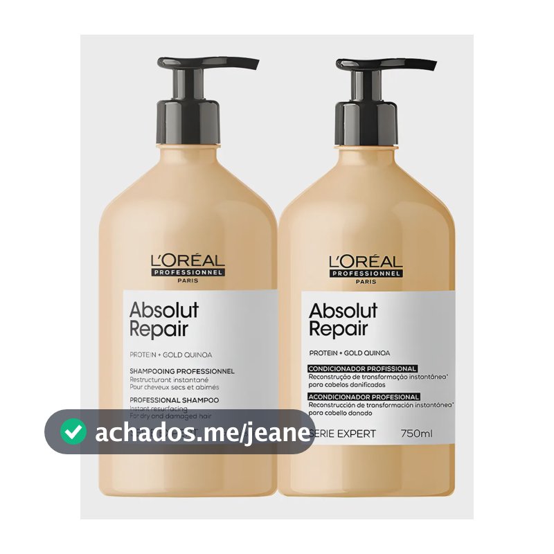 Kit L'oréal Professionnel Absolut Repair Gold Duo 750