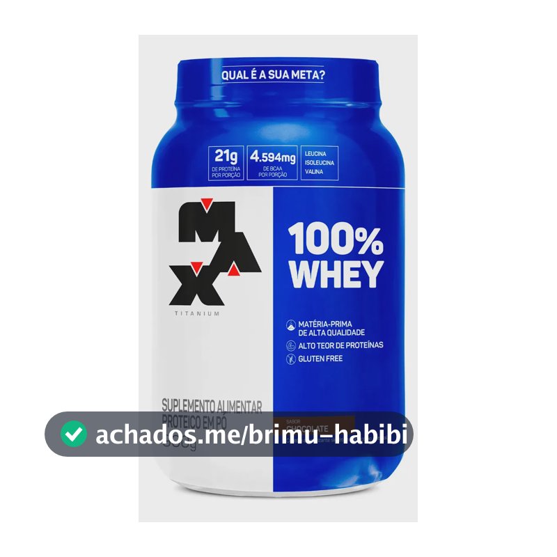 Whey Concentrado 100% Whey Protein Concentrado 900g Chocolate