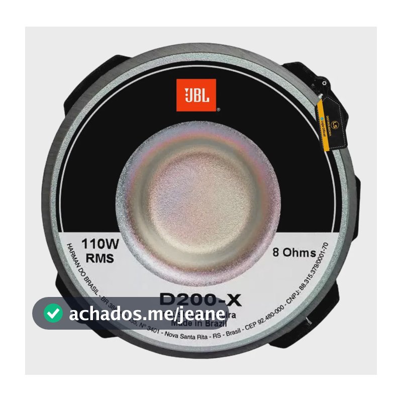 Driver Jbl Selenium D200x 110w Rms 8 Ohms Fenólico Original