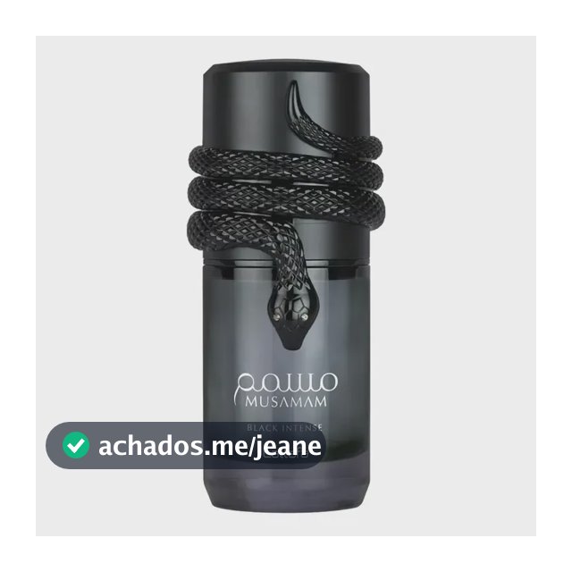 Perfume Musamam Black Intense Lattafa Eau De Parfum 100ml