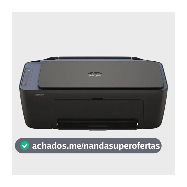 Impressora Multifuncional HP DeskJet Ink Advantage 2975 Colorida 1 USB 2.0 de alta velocidade Wi-Fi de banda dupla - 100 a 240 VCA - AJ4Y4A#AK4