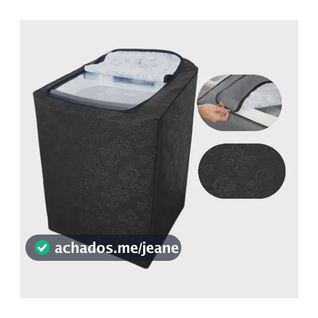 Capa Maquina Lavar Eletrolux Consul C/ Zíper 8kg 12kg 15kg