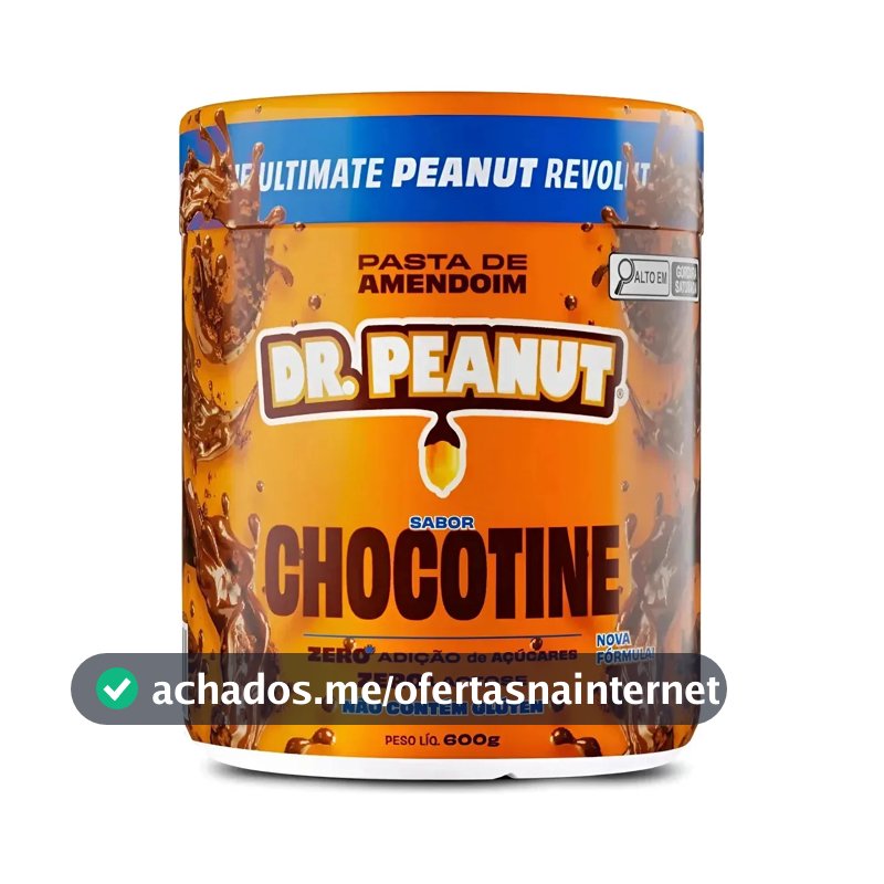 Pasta de amendoim Dr. Peanut Gourmet sabor Chocottine x 600g