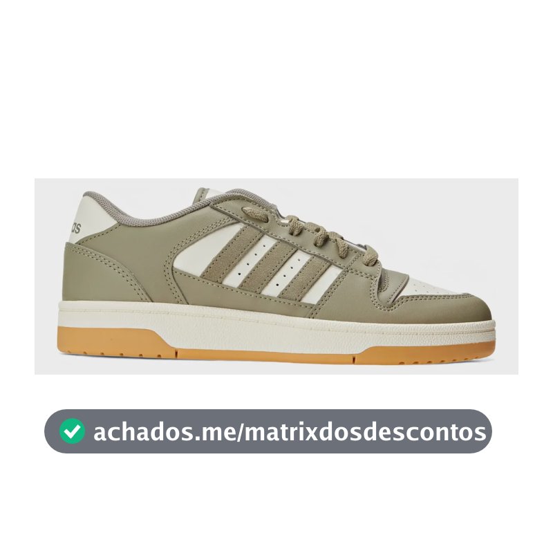 Tênis Casual Masculino Break Start adidas Verde E Branco Liso 38 Br