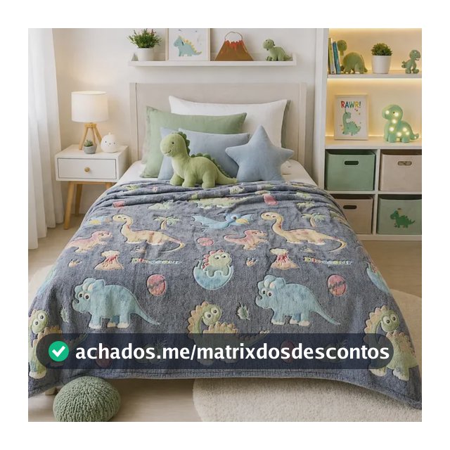 Manta Magica Infantil Brilha No Escuro Fluorescente Cobertor