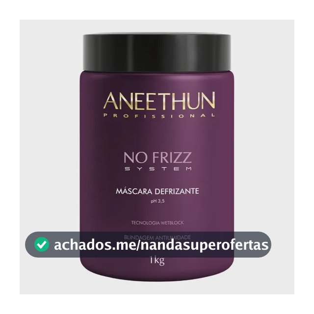 Máscara Aneethun Defrizante No Frizz System 1kg Wetblock