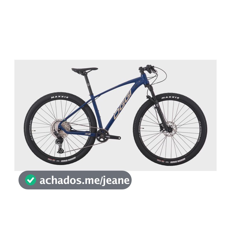Bicicleta Aro 29 Oggi 7.3 Azul 12 Velocidades Deore Suspensão Manitou Markhor 100mm Freio Hidráulico Shimano Tamanho 19