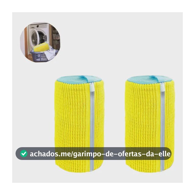 Kit 2 Saco Para Lavar Sapatos Na Máquina De Lavar Prático Kit 2 Aleatoria