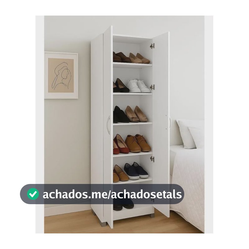 Armário Sapateira Multiuso sapateira Ditália Móveis Ditália Móveis DITÁLIA MÓVEIS - branco