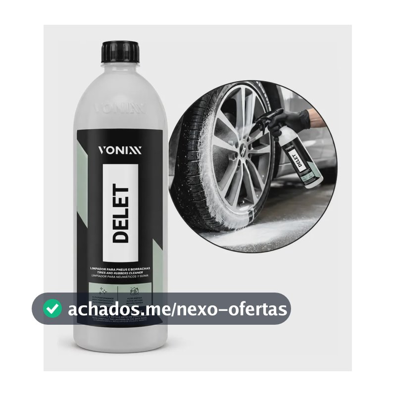 Delet Vonixx Limpador Para Pneus E Borrachas 1,5L
