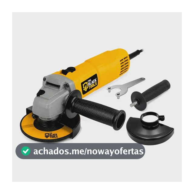 Esmerilhadeira Lixadeira Angular 780w 115mm 4.1/2 11000rpm Bta800 The Black Tools