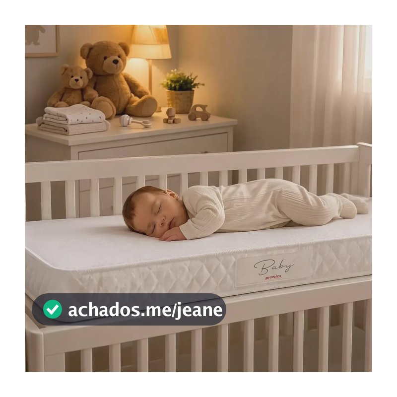 Colchão De Berço Americano 70 X 130cm Impermeável D18