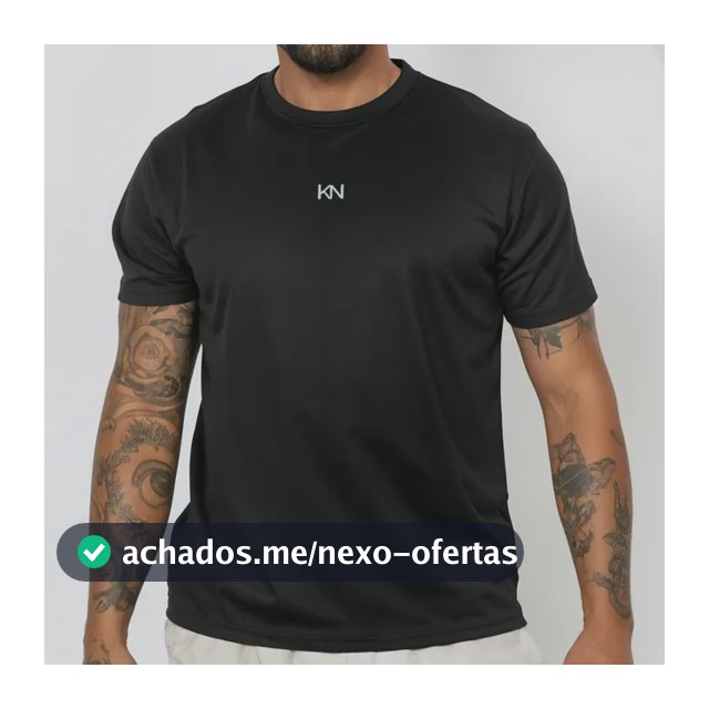 Camiseta Masculina Dry Fit Academia Treino Antiodor Koenig