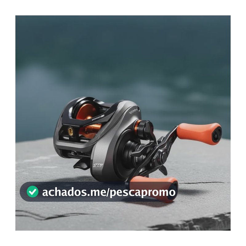 Carretilha Marine Titan Pro 2 8000 Bg Esquerdo Shil Igual A Foto Esquerdo