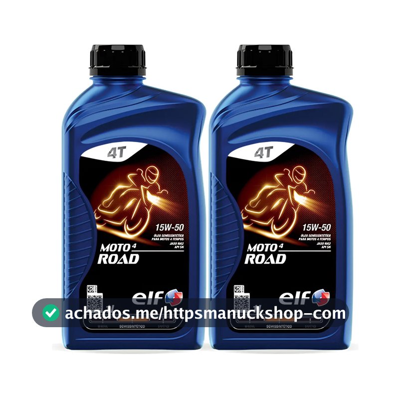 Kit 2 Óleo Para Moto 15w-50 Semissintético Elf Moto 4 Road