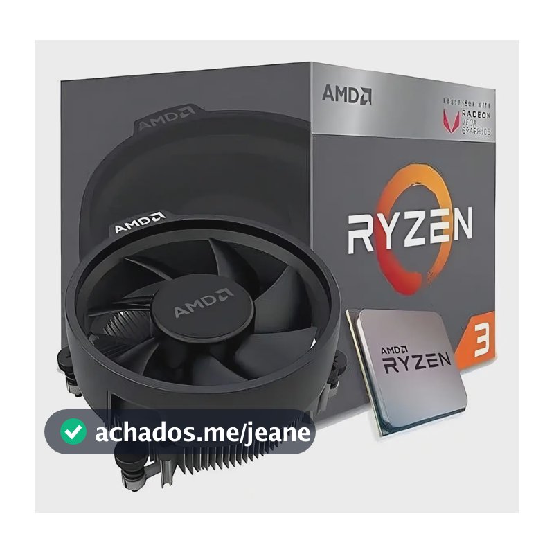 Processador gamer AMD Ryzen 3 3200G YD3200C5FHBOX de 4 núcleos e 4GHz de frequência com gráfica integrada