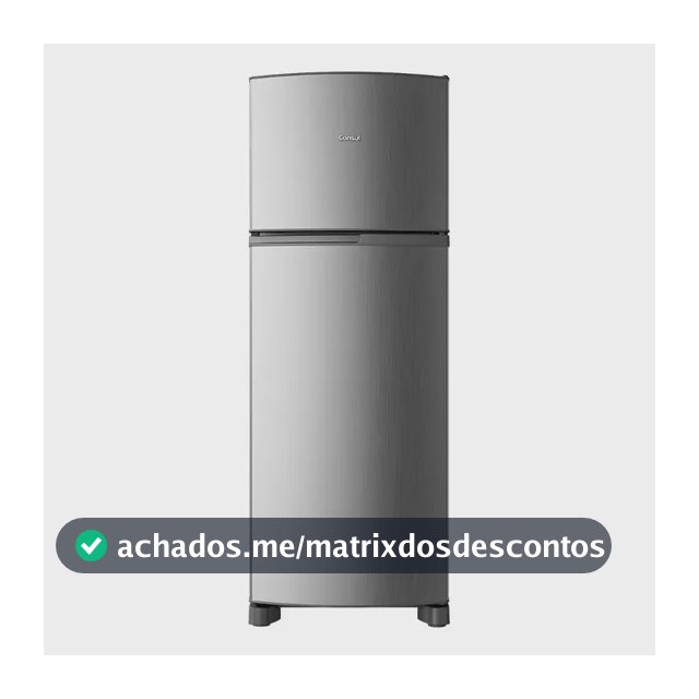 Geladeira Consul Frost Free 333 Litros Duplex Inox - CRM40MK
