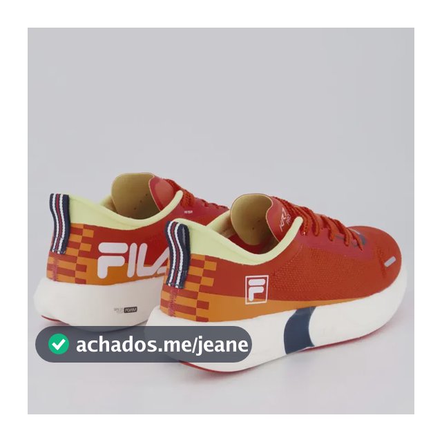 Tênis Fila Kr7 Pro Vermelho E Verde