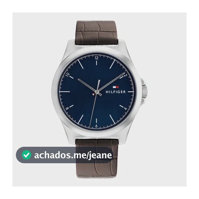 Relógio de couro masculino Tommy Hilfiger 1710549