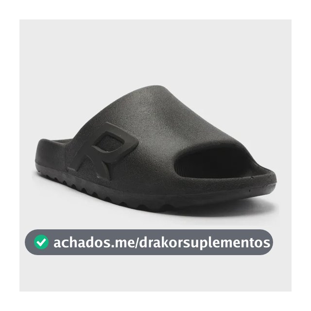 Chinelo Masculino Reserva Go R7508000020003u Preto Liso 43/4