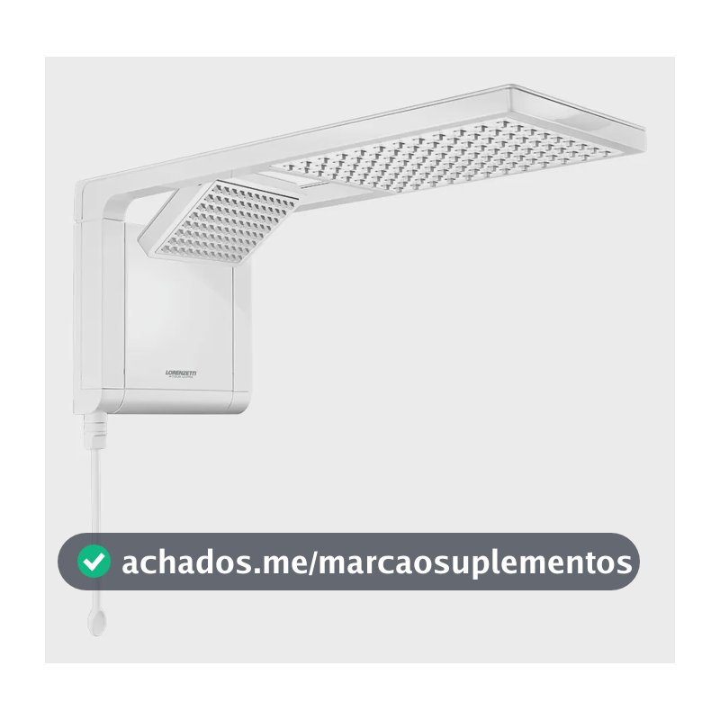 Chuveiro Eletrônico Lorenzetti Acqua Duo Ultra Branco 7800W