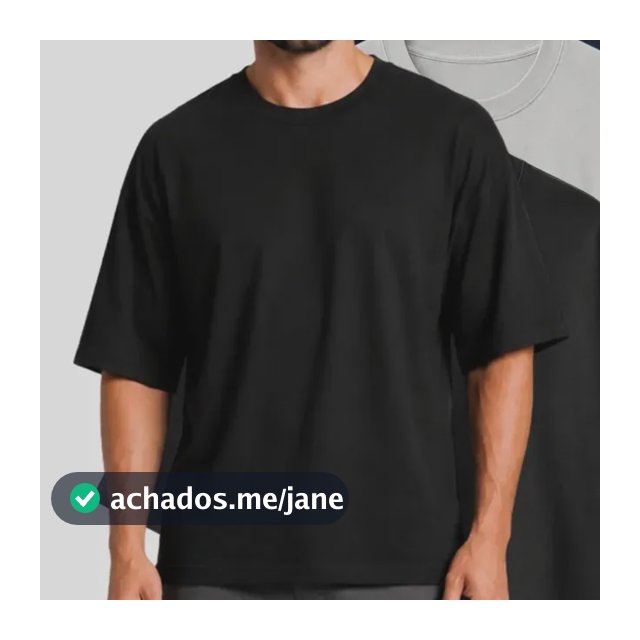 Kit Camisa Oversized Masculino Blusa Streetwear Algodão