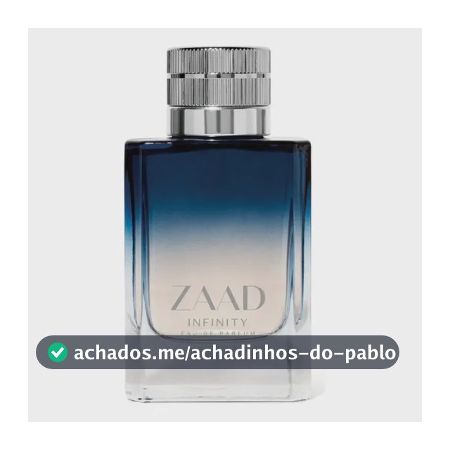 Boticário Zaad Infinity Eau de Parfum Masculino 95ml