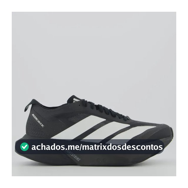 Tênis adidas Adizero Drive Rc M Preto Preto - 41 Br