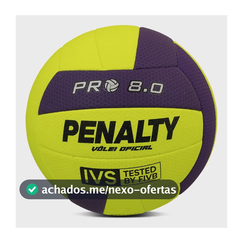 Bola Volei Penalty 8.0 Pro Ix Amarelo-roxo