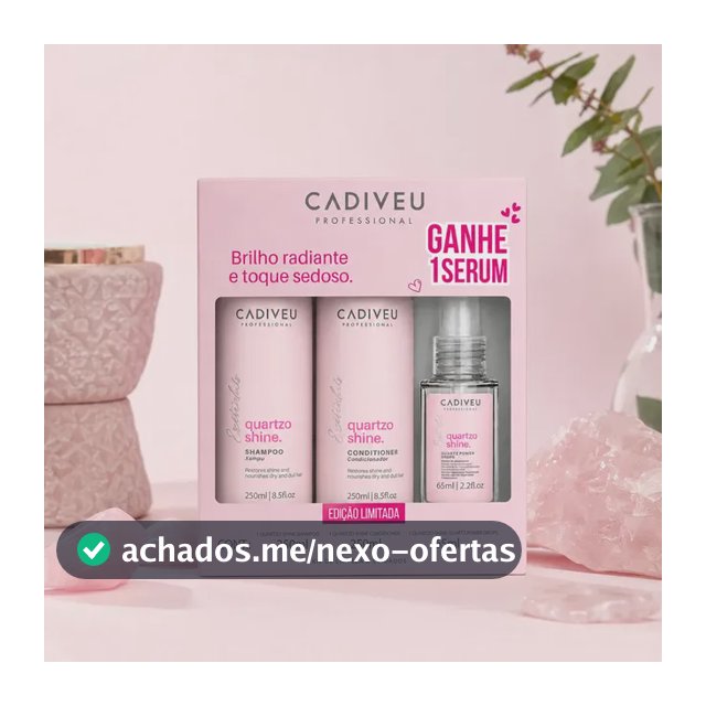 Cadiveu Professional Kit Quartzo Shine (3 Produtos)