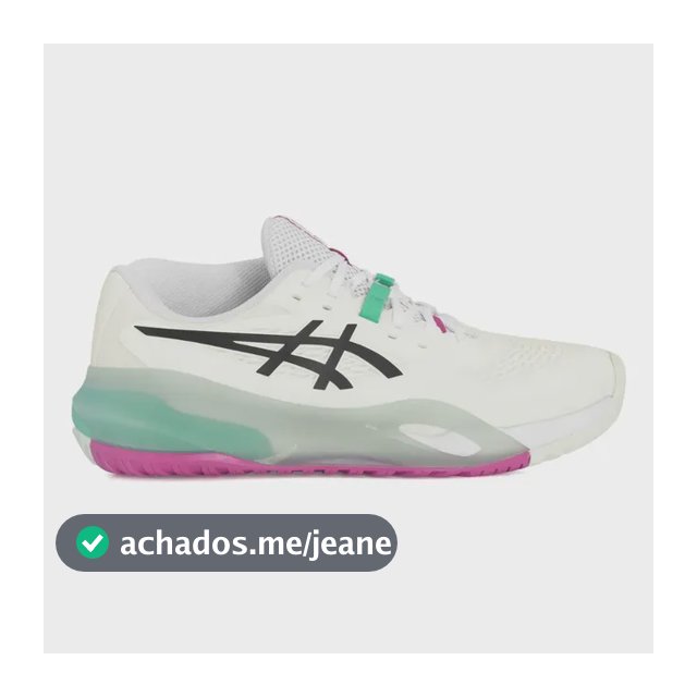 Tênis Asics Gel Resolution X All Court - Branco Preto Branco 42