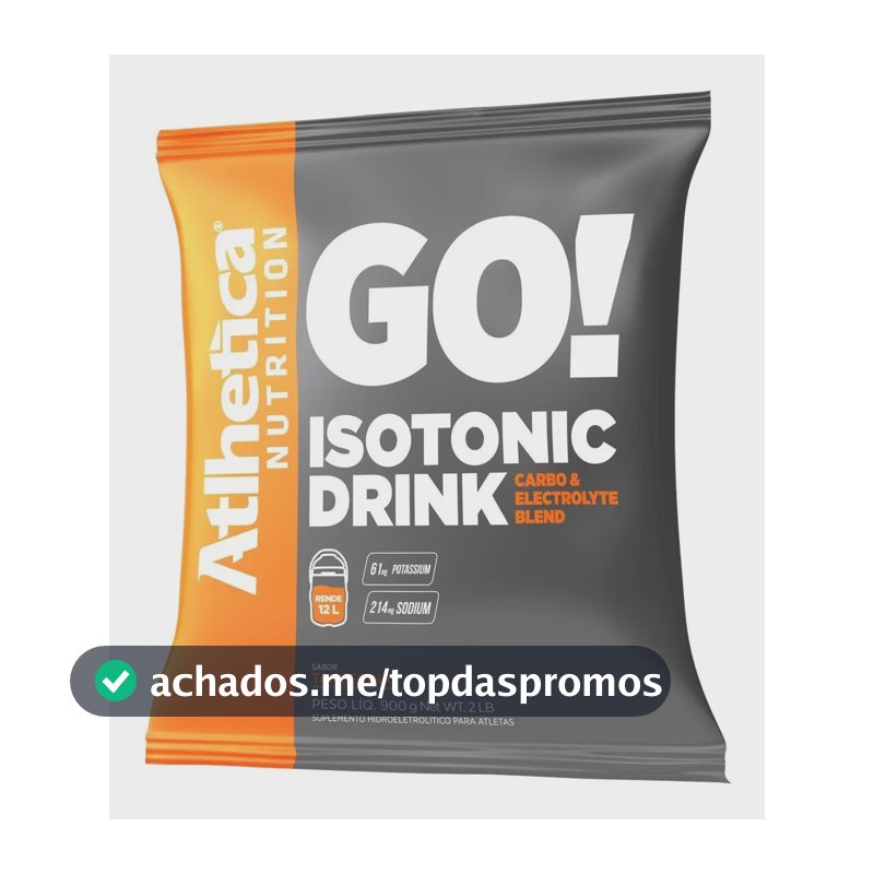 Isotonico Isotonic Drink 900g - Atlhetica Sabor Tangerina