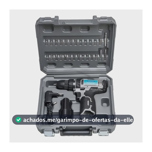 Parafusadeira Furadeira Com Maleta 30 Peças 10,8v Tramontina Cor - Frequência
