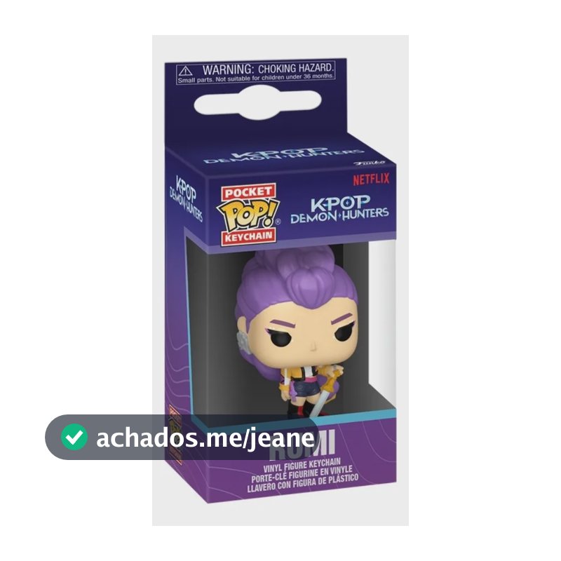 Chaveiro Rumi Guerreiras Do K-pop Funko Colorido