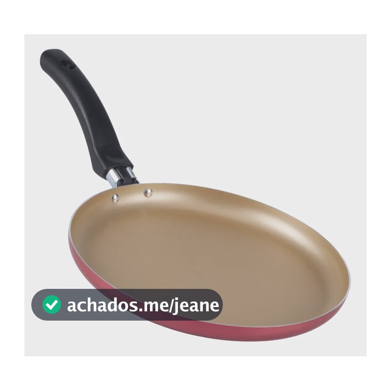Frigideira Panquequeira Antiaderente 22 Cm Alumínio Nacional