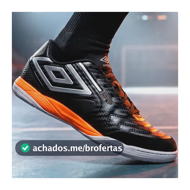 Chuteira Futsal Umbro Pro 5 Bump Club Masculino Reforçada Preto/chumbo 42 Br