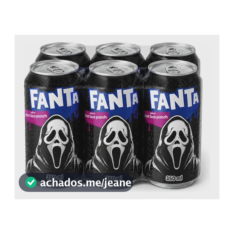 Refrigerante Fanta Ghost Face Punch 350ml - 6 Unidades