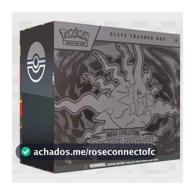 Jogo Tabuleiro Pokémon Tcg Mega Evolution Pitch Black Elite