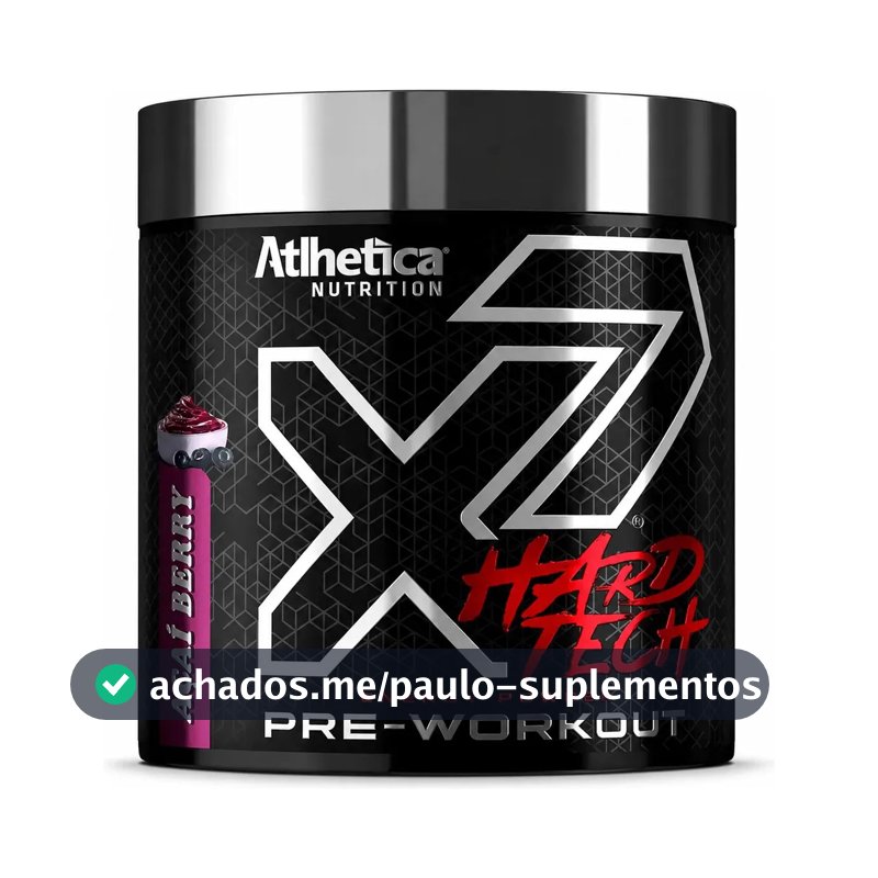 Suplemento em pó Atlhetica Nutrition X7 Hard Tech sabor Açaí Berry x 200g