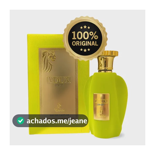 Perfume Voux Zingy Paris Corner 100 Ml
