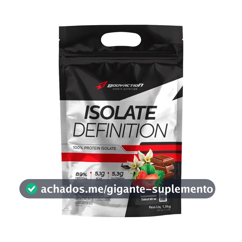 Bodyaction Whey protein Isolate Definition 1,8kg Baunilha