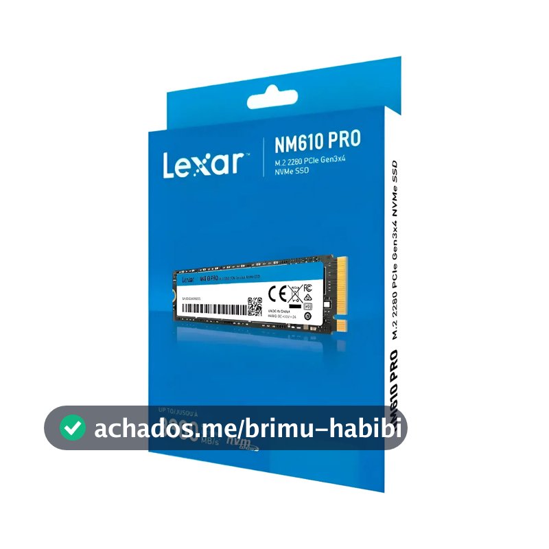 SSD Lexar NM610 Pro de 1 TB M.2 2280 NVMe para PC