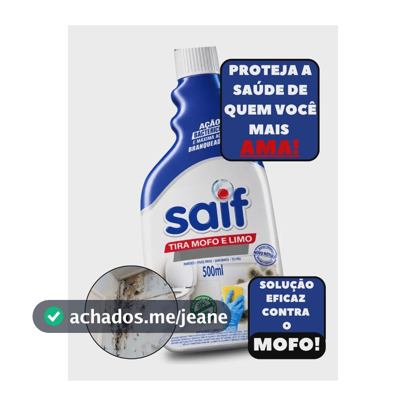 Tira Mata Mofo Anti Elimina Remove Parede Teto Piso Bolor