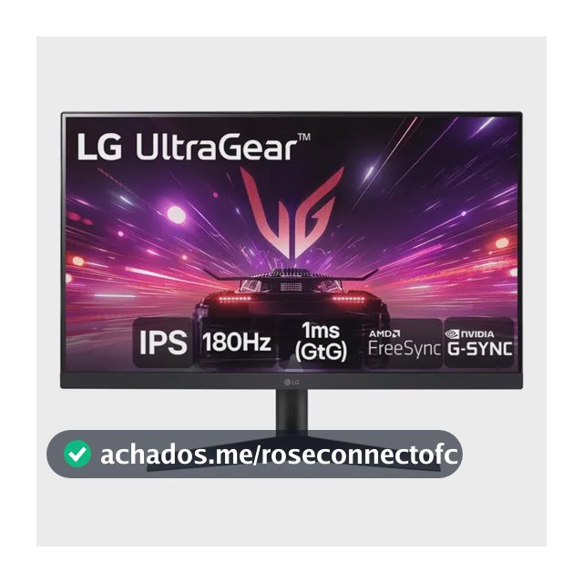 Monitor Gamer LG UltraGear 24”IPS Full HD 180Hz 1ms (GtG) NVIDIA G-SYNC AMD FreeSync HDR10 sRGB 99% HDMI DisplayPort, Preto- 24GS60F