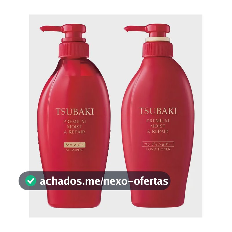 Kit Tsubaki Premium Moist & Repair Sh 450ml + Cond 450ml