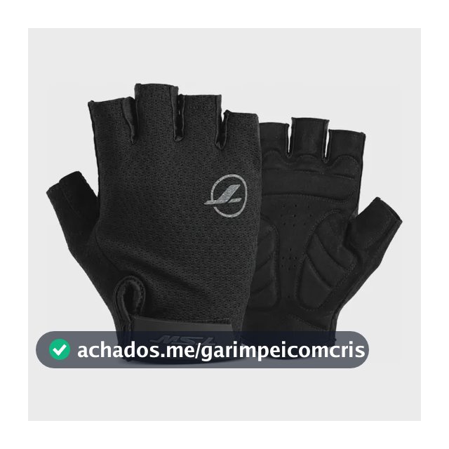 Luva Ciclismo Tsw Dedo Curto Mtb Speed Confortável Tamanho G Preto G